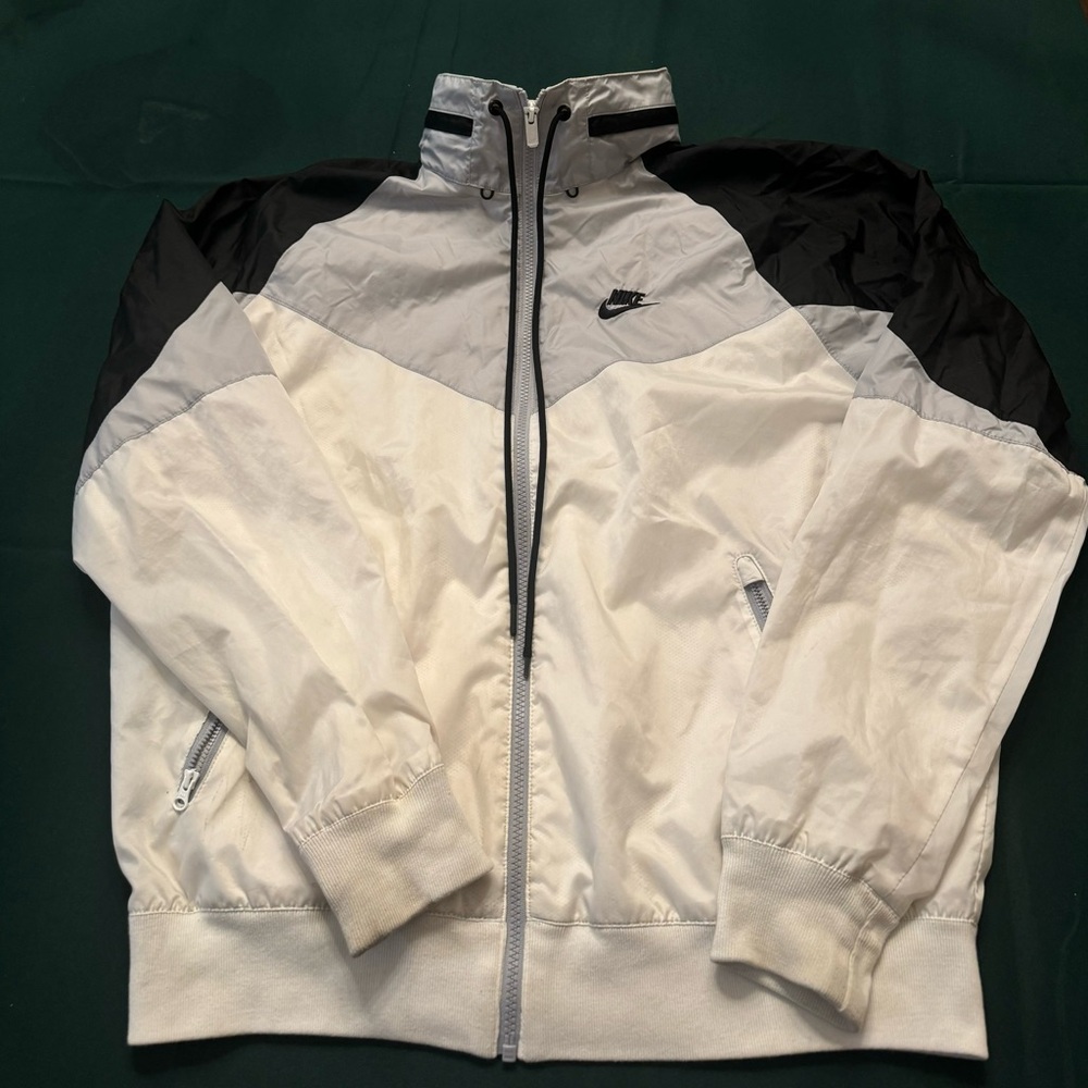 Nike White Mesh Jacket